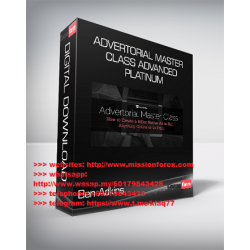 Ben Adkins Advertorial Master Class Advanced Platinum 3 course bundle (Total size: 7.80 GB Contains: 63 folders 173 files)