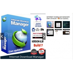 INTERNET DOWNLOAD MANAGER IDM 6.38 Build 7 (Can Update) Lifetime 100% Working 