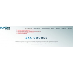 Dupont Trading – 4×4 Course (Enjoy Free BONUS SCALPING WITH NO LOSS,except commission)