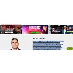 6 Grant Cardone - 2 course Bundle (Total size: 29.29 GB Contains: 20 folders 230 files)