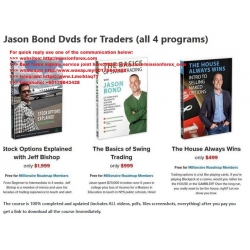 Jason Bond Dvds for Traders (all 4 programs) Total size: 6.01 GB Contains: 4 folders 32 files