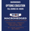 Macrohedged – Options Education FULL Course 30+ Hours (Total size 7.30 GB Contains 96 files)