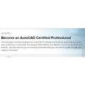 Became an AutoCAD Certified Professional