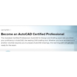 Became an AutoCAD Certified Professional