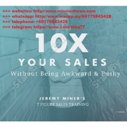 Jeremy Miner 7 Figures Sales Training - Elite 8 Week Sales Training Program (Total size: 6.37 GB Contains: 2 folders 30 files)