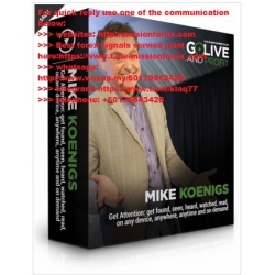 Mike Koenigs - GoLive and Profit (Total size: 11.48 GB Contains: 3 folders 43 files)