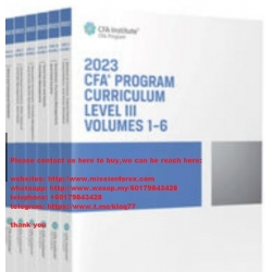 CFA 2023 Level 3 Book 1-6