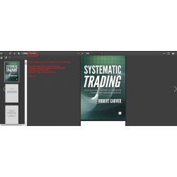 Systematic Trading A unique new method for designing trading and investing systems (Total size: 11.7 MB Contains: 4 files)