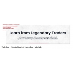 Traderlion – Historical Analysis Masterclass – John Boik 2023