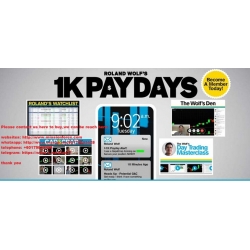 Roland Wolf - $1K Paydays (Total size: 28.01 GB Contains: 2 folders 20 files)