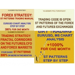 4 Books Vladimir poltoratskiy Forex Strategy Manual, Chart Analysis Step by Step, 300% for One Month (E-Book) PDF (Total size:15.0 MB Contains:7 files)