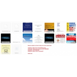 MEGA EBOOK COURSE COLLECTION Lessons Learnt From Warren Buffett (Total size: 39.9 MB Contains: 17 files)