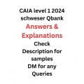 CAIA level 1 2024 Schweser Qbank