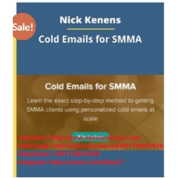 Nick Kenens - Cold Emails for SMMA (Total size: 2.82 GB Contains: 13 folders 70 files)