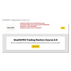 WealthFRX Trading Mastery Course 2.0  (Total size: 2.67 GB Contains: 5 folders 63 files)